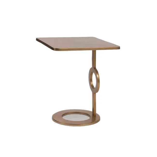 手彫り装飾コーヒーテーブル自家製装飾ソファサイドテーブル家具装飾カスタマイズされた金属テーブル