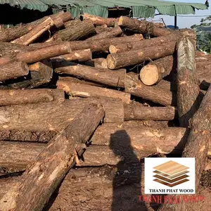 Scie en caoutchouc naturel de qualité supérieure, bois de bois, s4, idéal pour la fabrication de sol ou palette en caoutchouc, exportation vers la corée, 4 pièces