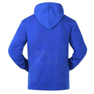 Sudadera con Capucha Personalizable de Alta Calidad para Hombre, Ecológica, Impermeable, de Algodón y Poliéster, para Invierno, Teñida en Color Liso - Product Image 2