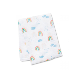 100% customized organic muslin gauze <b>swaddle</b> <b>blanket</b> 47*47 inches custom size <b>swaddle</b> wrap for unisex baby - Product Image 1