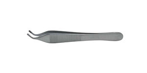 Instrumentos quirúrgicos médicos Adson, fórceps de tejido delicado curvo marrón, fórceps de Cirugía de acero inoxidable CE ISO - Product Image 2