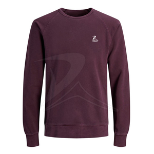 Custom Men's Regular Fit Winter Fleece Blank Pullover Cotton <b>Polyester</b> <b>Hoodie</b> Crew Neck Solid Print Pattern Windproof Sweatshirt - Product Image 4