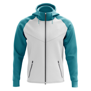 Abrigo de invierno informal de talla grande para hombre, capucha gruesa de lana, técnica de lavado antiarrugas, chándal grueso cálido, Sudadera con capucha sólida - Product Image 1