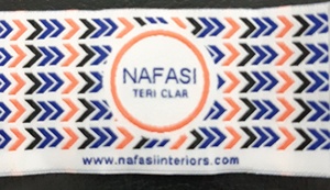 ป้ายผ้าทอเย็บติด ขอบตัดด้วยเลเซอร์ ซักได้ สำหรับเสื้อผ้า กระเป๋า และรองเท้า - Product Image 5