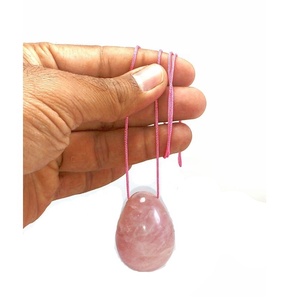 Stone <b>Egg</b> Rose Quartz Stone Yoni <b>Eggs</b> Shaped Women Energy Healing Protection Vaginal Exercise Gemstone <b>Egg</b> - Product Image 1