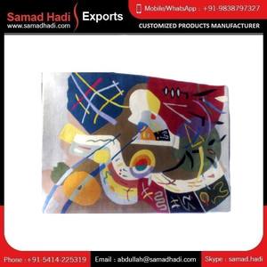 พรมขนสัตว์ถักมือสไตล์ร่วมสมัยสำหรับห้องนั่งเล่น - Product Image 6