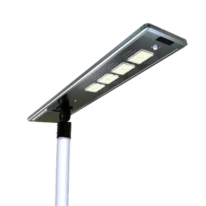 Solar LED Straßen laterne im Freien 200w 300w Aluminium integrierter Bewegungs sensor wasserdichte Straßen laterne im Freien