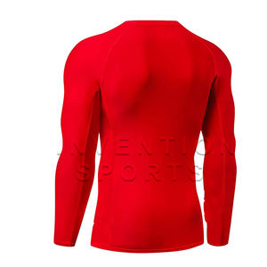 Protectores de erupción de manga completa de Color sólido para hombre más vendidos, protección UV, ligeros, elásticos, lisos, cuello redondo, protectores de erupción a la venta - Product Image 2