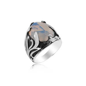 925 Sterling <b>Silver</b> Knight Faceted <b>Men</b> Stone <b>Ring</b> <b>Silver</b> <b>Ring</b> for <b>Men</b> Mans <b>Ring</b> - Product Image 6