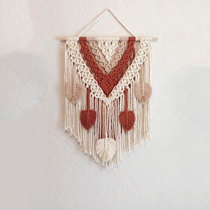 Suspension murale en macramé fait à la main, 100% macramé, décoration de maison du Vietnam, nouvelle collection - Product Image 5