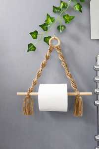 Porte-papier hygiénique en macramé fait à la main, vente en gros - Product Image 4