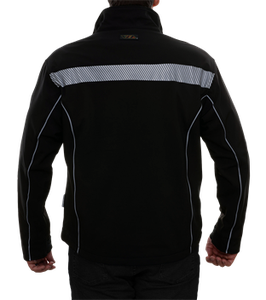 Veste de sécurité noire haute visibilité, ruban chaud pour l'hiver - Product Image 6