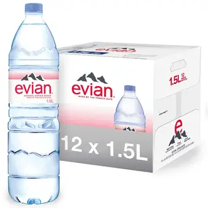 evian Natural Spring Water, 750 ML (25.36 fl oz) bottle