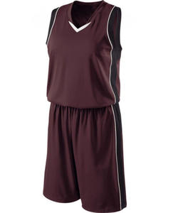 Camiseta de baloncesto unisex de secado rápido, totalmente sublimación, banda personalizada, estilo antibacteriano, transpirable, OEM, conjunto juvenil - Product Image 2