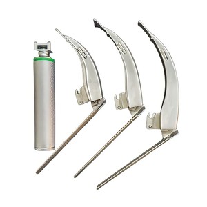Juego de Instrumentos de Acero Inoxidable para Laringoscopio con Hojas Rectas Wisconsin Miller, Tamaños 1.2, 1.3/1.5 - Product Image 2