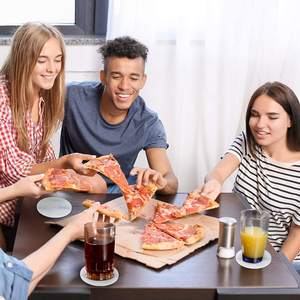 KSN Luxury Eco-Friendly <b>Marble</b> <b>Coasters</b> Set 6 Gray Drinks Mats with Iron Stand Kitchenware Stone Aluminium Finish Tablemat & Pad - Product Image 5