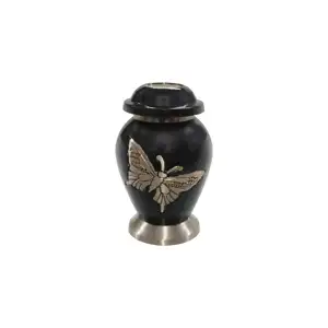 Urns Fancy Metal Cremation Urns Home Decorative Memorial Urns For Human Ashes Water Falling Moonlight Printed Aluminum Cheap Cre