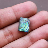 Nous fabriquons la forme de taille calibrée par coquille d'ormeau de Paua sur la pierre à facettes de cabochon de pierre gemme d'ordre selon votre condition