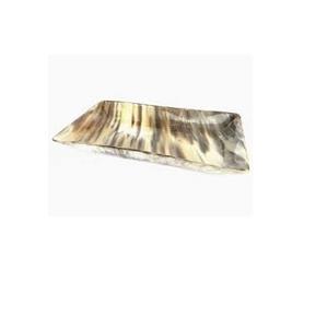 Bandeja para servir cuerno de búfer Natural, hecha a mano, tamaño personalizado y color blanco, con Embalaje seguro para el agua - Product Image 4