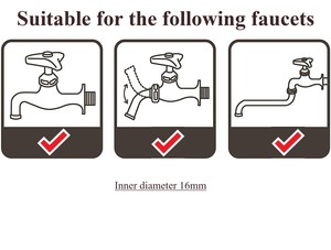 ชุดม้วนสายยางน้ำอลูมิเนียมพีวีซี20เมตรสำหรับสวนในบ้านและการเกษตรรวมถึงปืนฉีด - Product Image 3