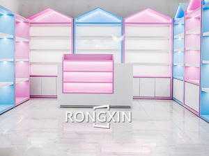 Bán Lẻ Mỹ Phẩm Dẫn Ánh Sáng Hiển Thị Kệ Make <span class=keywords><strong>Up</strong></span> Hiển Thị Truy Cập Thẩm Mỹ Viện Kiosk Thiết Kế Vẻ Đẹp Cửa Hàng Tóc Giả Hiển Thị - Product Image 3