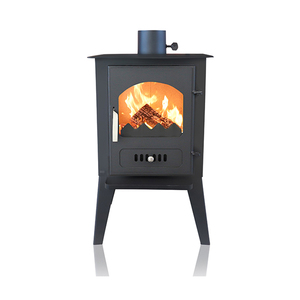 Conception Unique En Acier Matériau 530x410x800mm Combustible Solide Bois Cheminées - Product Image 1