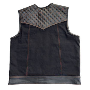 Chaleco de Cuero para Motocicleta para Hombre, Reversible, Transpirable, Ropa de Abrigo de Invierno de Alta Calidad - Product Image 2