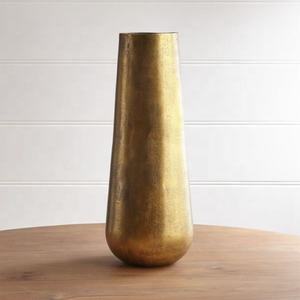 Modern Luxury Home Decor Handcrafted Metal Flower <b>Vase</b> Tabletop Living Room Featuring Iron Brass <b>Glass</b> Aluminium Classic <b>Vintage</b> - Product Image 1