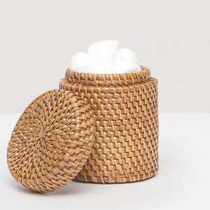 Vintage Style 7-Piece Rattan <b>Bathroom</b> Set <b>for</b> Everyday Use <b>for</b> Hotels - Product Image 5