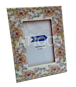 Cadre photo en bois Atiqco avec un design floral attrayant, impression numérique 6 couleurs, modèle 787783 - Product Image 3