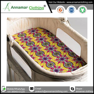 Sábana de bastinet de algodón orgánico puro, distribuidor a granel - Product Image 6