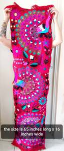 Chemin de Table avec ourlet à franges brodé, en coton, 1 pièce, décoration de mariage, style indien, tendance - Product Image 3