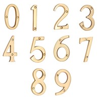 Numéros et chiffres de porte de maison en fer antique noir |   Plaques d'adresse et lettres alphabétiques en métal robustes pour la décoration d'entrée de maison