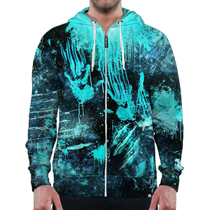 Sudadera sin mangas para hombre con cuello alto, bordado y estampado digital, de tejido polar para invierno - Product Image 2