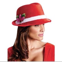 Gorro de lana pura personalizado de Navidad con diseño de Papá Noel para adultos y niños, ideal para fiestas.