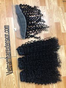 Extensions de cheveux bouclés de haute qualité, à la mode, 100% cheveux humains vierges Remy, tissage invisible, origine Vietnam - Product Image 5