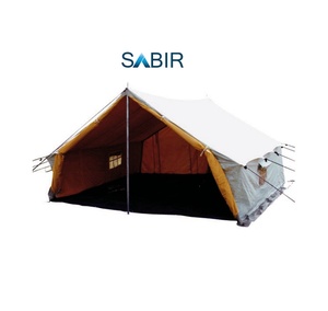 Tienda de lona impermeable para exteriores, 100% algodón, color caqui, verde oliva, Blanca, para acampada, tienda de alivio para emergencias, refugio - Product Image 3