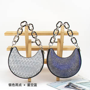 Bolso de mano informal para <span class=keywords><strong>mujer</strong></span> joven, bolsa pequeñ<span class=keywords><strong>a</strong></span> de lujo, con lentejuelas, Luna y dumplings, <span class=keywords><strong>2022</strong></span> - Product Image 4