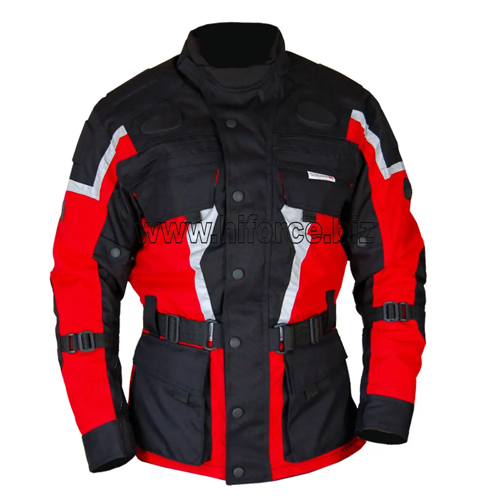 Custom Mens Touring Bike Riding Adventure Motocicleta Chaquetas textiles a prueba de viento impermeable chaqueta de moto