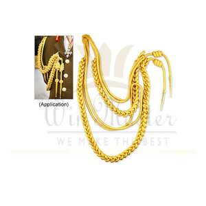 Aiguillette-cordón de hombro para uniforme de ceremonia, cordón trenzado para hombro - Product Image 1