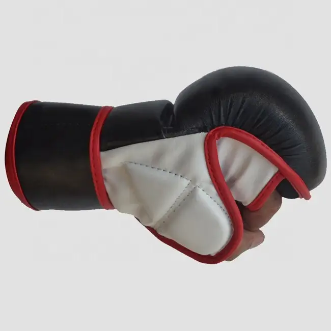 OEM Custom MMA Boxing Gloves Sparring 7oz Training Glove Half Finger Open Palm UFC Martial Art Muay Thai Combat Sports Gloves