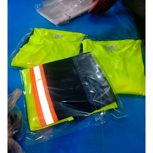 Camisa de Seguridad Reflectante de Alta Visibilidad con Media Manga, Ropa de Trabajo Resistente al Ácido y al Agua, Poliéster - Product Image 3