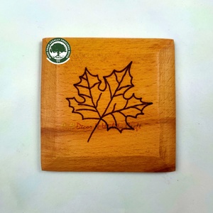 Accesorios de comedor elegantes de lujo, herramientas de hierbas y especias de madera de haya grabadas, posavasos de mesa y protectores de manchas para decoración del hogar - Product Image 4