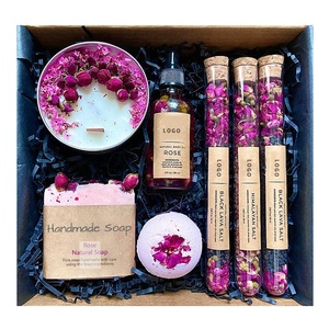 Kit de <span class=keywords><strong>Spa</strong></span> de Luxe en Gros pour Soins Corporels, Coffret Cadeau de Bain à Marque Privée pour la Fête des Mères, Sels de Bain aux Plantes Moussants Blanchissants, pour Usage Adulte à Domicile - Product Image 4
