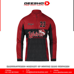 Diseño de logotipo personalizado secado rápido cuarto Zip pesca Jersey 100% poliéster impermeable camuflaje pesca camisa - Product Image 2