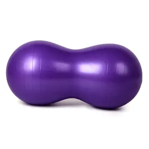 Custom Peanut Yoga Ball Explosion-proof PVC Big Yoga Ball Peanut Massage Fitness Ball