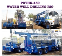 Nouvelle plateforme de forage de puits d'eau montée sur camion PRL PDTHR-450 Ashok Leyland, double table rotative, profondeur de forage maximale de 300 m, ELGI Air