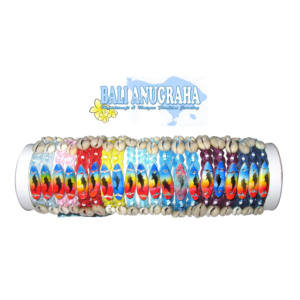 Bracelet tressé en coton ciré assorti, style Funky Generation, accessoires de mode - Product Image 1