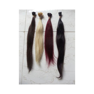 Extensiones de cabello humano natural indio para mujeres precio de fábrica - Product Image 1