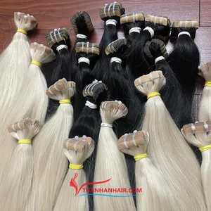 Best Selling! Top quality with cheap price Tape Human Hair Extension Vigrin Hair Vietnamese Vendor
